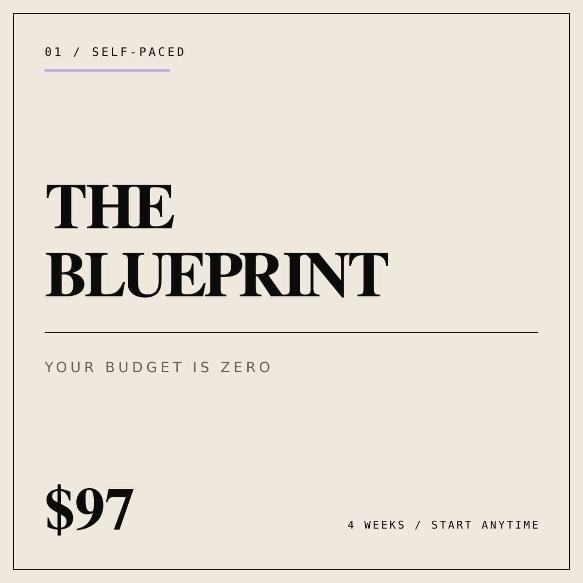 THE BLUEPRINT